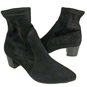 Paul Green women ankle boots Cybil Black stretch sz 6 new